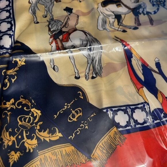 Equestrian inspired scarf. - Picture 2 of 4